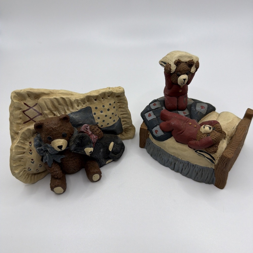 Carolyn Carpin Vintage Rare Beard Figurines From The Story Book Collection. 1984